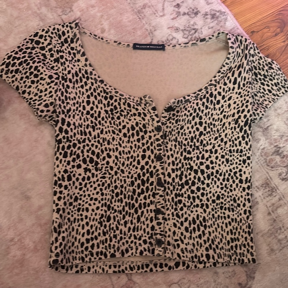 Brandy cheetah top